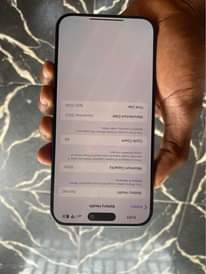 A picture of iPhone 15 pro max 256GB