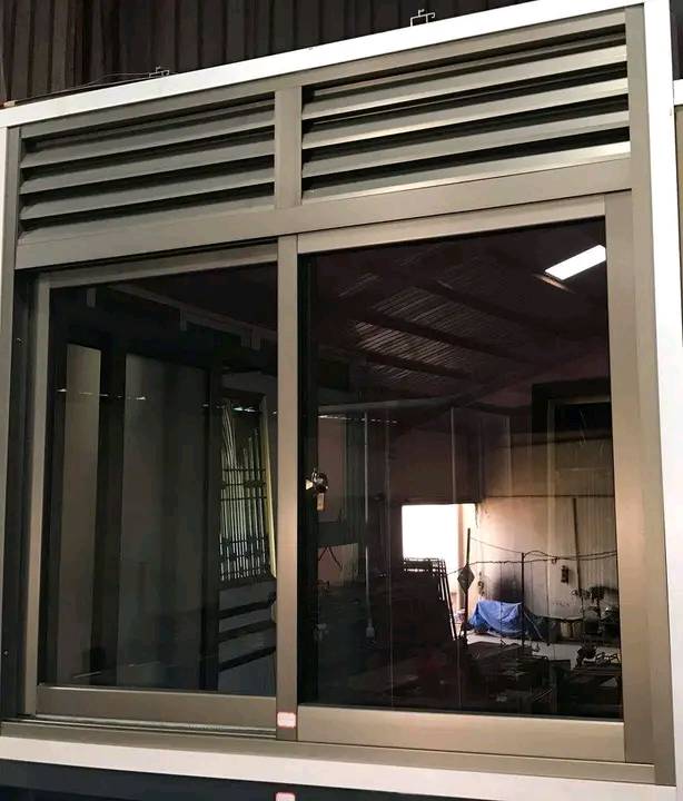 A picture of Aluminium doors and windows office partition