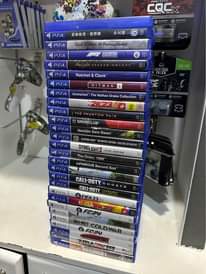 A picture of PLAYSTATION 4 CDs USED BRAND NEW