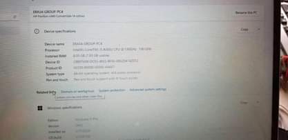 A picture of Hp laptop i5