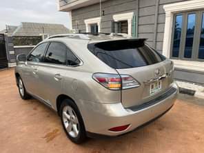 A picture of Here comes a super clean lexus rx350 2011 model registered