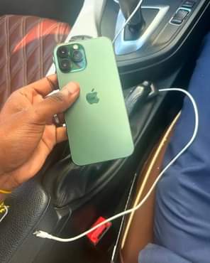 A picture of Iphone 13 pro max network Locked 256gb face ID and