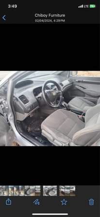 A picture of Honda Civic untampered engine and gear