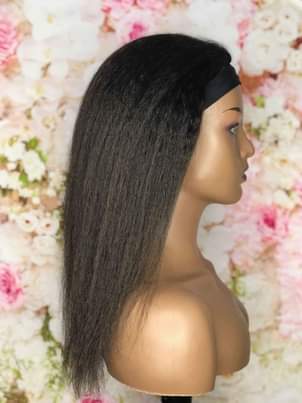 A picture of Kinky Straight Headband Wig