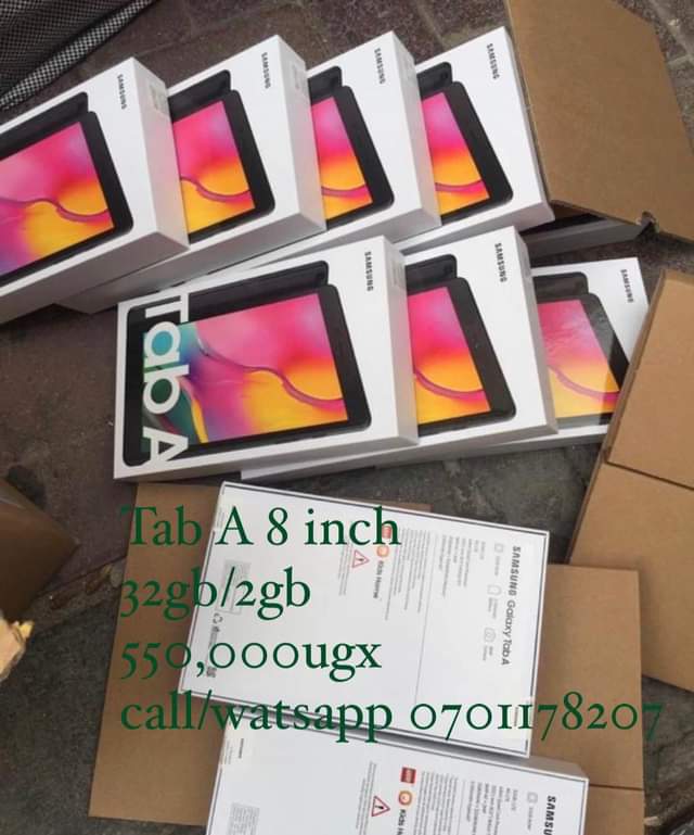 A picture of Samsung Tablets available