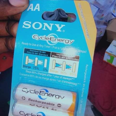 A picture of All types of batteries rechargeables and non