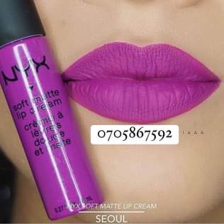 A picture of Nyx lip creams