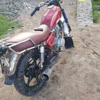 A picture of Haojue mninga cc 125 MC 647 BWT