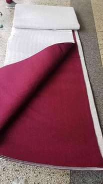 A picture of Artficial turf grass and wall wall woolen carpets
