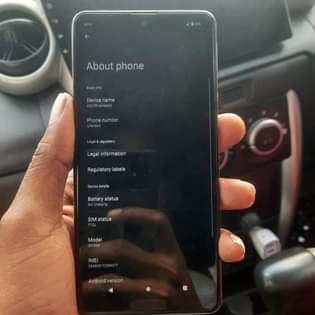 A picture of AQUOS sense 5G