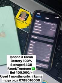 A picture of Iphone X ORIGINAL