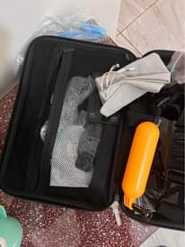 A picture of Gopro hero 5 with all ts accessories and extras