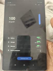 A picture of Samsung tablet