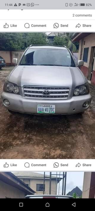 A picture of Toyota Highlander 03 04 going at 3 7m Buy and