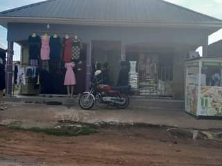 A picture of Matugga kigoogwa town shops on quick sale