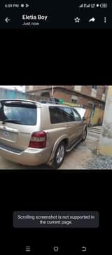 A picture of Awoo Toyota Highlander limited edition year 2007 3row Tok standard