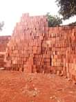 A picture of Quality Clay products like maxpans half bricks roofing tiles vents