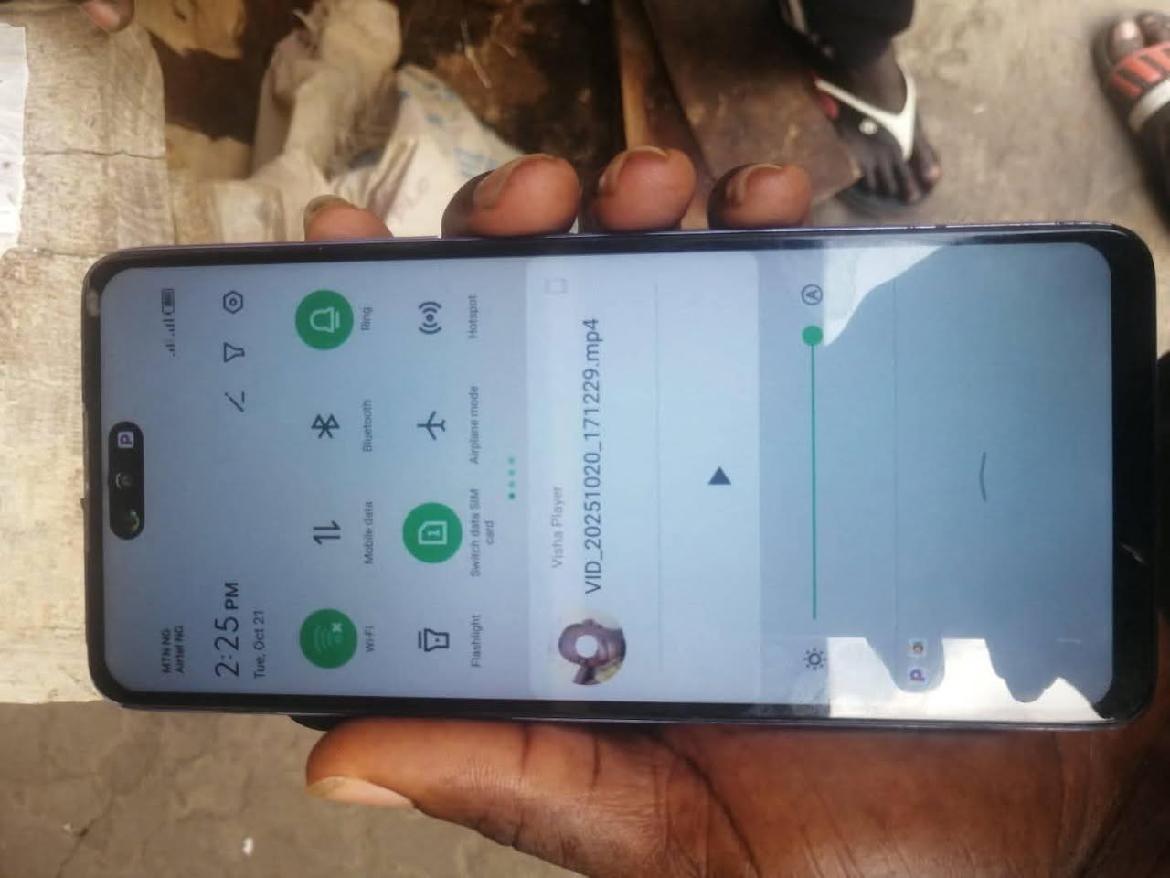 A picture of Infinix note 10