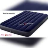 A picture of Camping tents air mattresses and sleeping bags