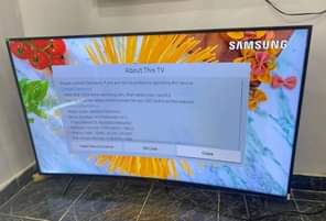 A picture of Fairly Used Samsung 55inches UHD Curved tv Flat screen On