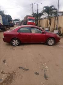 A picture of Nigerian used Toyota Corolla