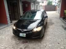 A picture of Rush Now before it flies Honda Civic 08 Model Uber