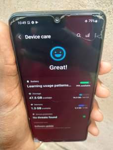 A picture of Samsung galaxy A31