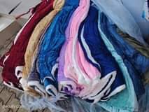 A picture of Fleece blankets restocked Sizes 4 6 5 6 6 6