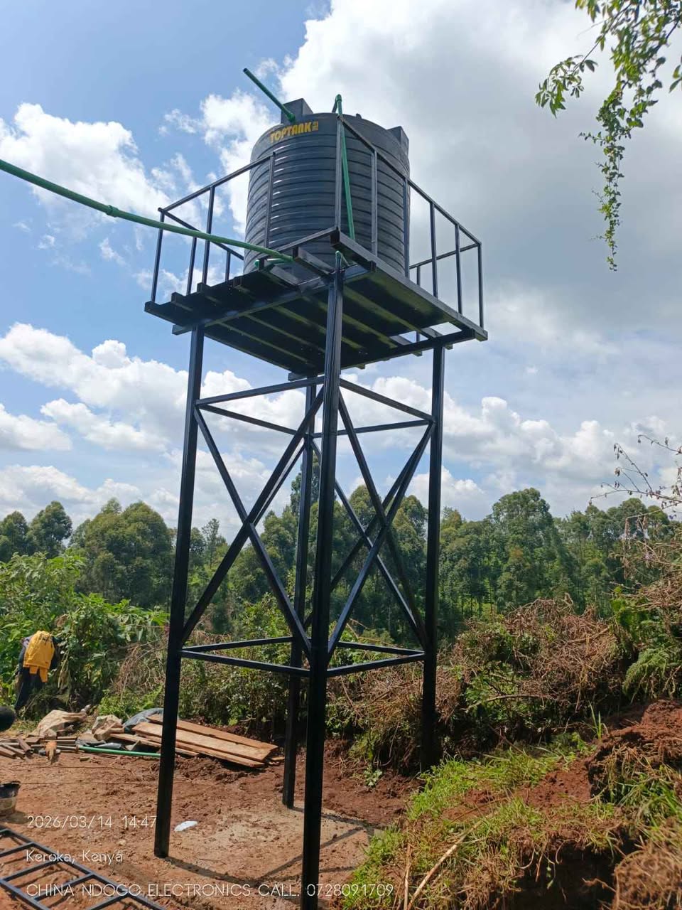 A picture of Hey guys we make tank stands at affordable prices