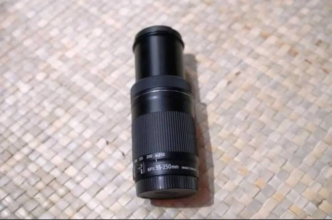 A picture of Canon lens 55 to 250mm