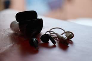 A picture of TWS Bluetooth wireless earbuds