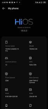 tecno camon 19pro