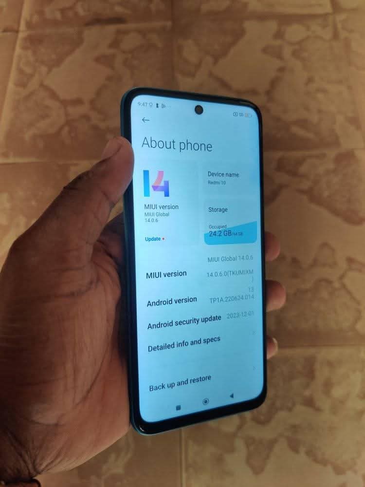 A picture of Xaimi Redmi 10