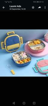 A picture of Bento partitioned lunchbox