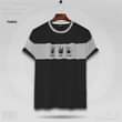 A picture of Tricolor Moon Round Neck T shirt for Men