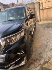 A picture of Land cruiser Prado jeep Upgraded to 2020 Everything untampered Still