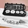A picture of 50Kg Chrome and Dumbell Set 0773225558