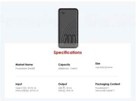 A picture of 20000mah
