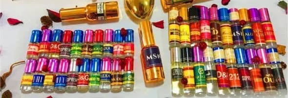 A picture of oil perfume