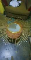 A picture of wall mirror decorations