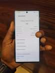 A picture of Samsung note 10 plus 256gb storage 12gb ram call or