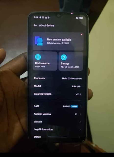 A picture of OPPO A17 KWA BEI YA OFA