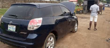 A picture of first flash on first body 2006 Toyota MATRIX Engine untouched