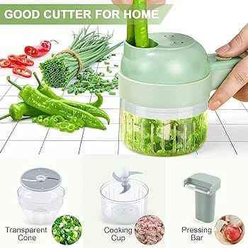 A picture of Electric Vegetable Cutter Wireless Food Processor