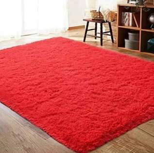 A picture of Fluffy carpets in different colours