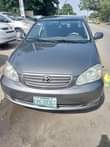 A picture of Toyota Corolla 2005 model neatly baked on the first body