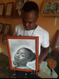 A picture of Suprise yo loved ones on there birthdays with a portrait