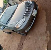 A picture of Toyota corolla for sale and everything is working perfectly well