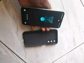 A picture of Samsung galaxy A14 on sale at 450 000