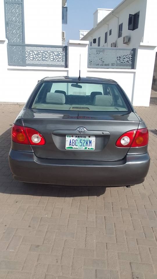 A picture of 2004 Toyota Corrola in Pristine state